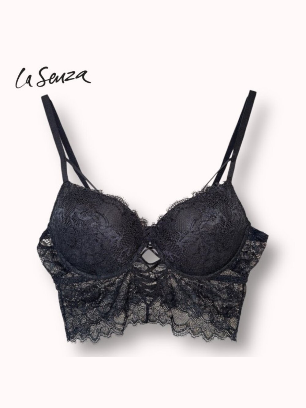 La Senza push-up lace bustier top